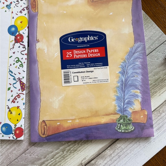 Decorative Photo Print Paper Set - Multicolor - Picture 5 of 7